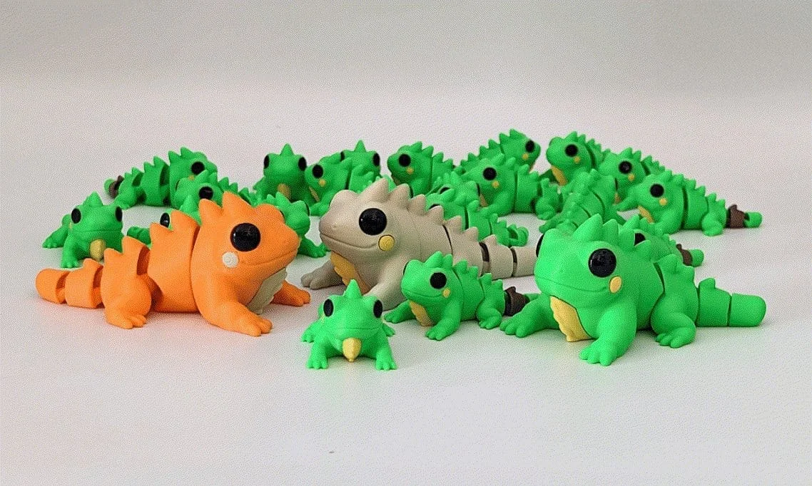 Baby Iguana – Cute 3D Printed Lizard Figurine 🦎 - Image 3