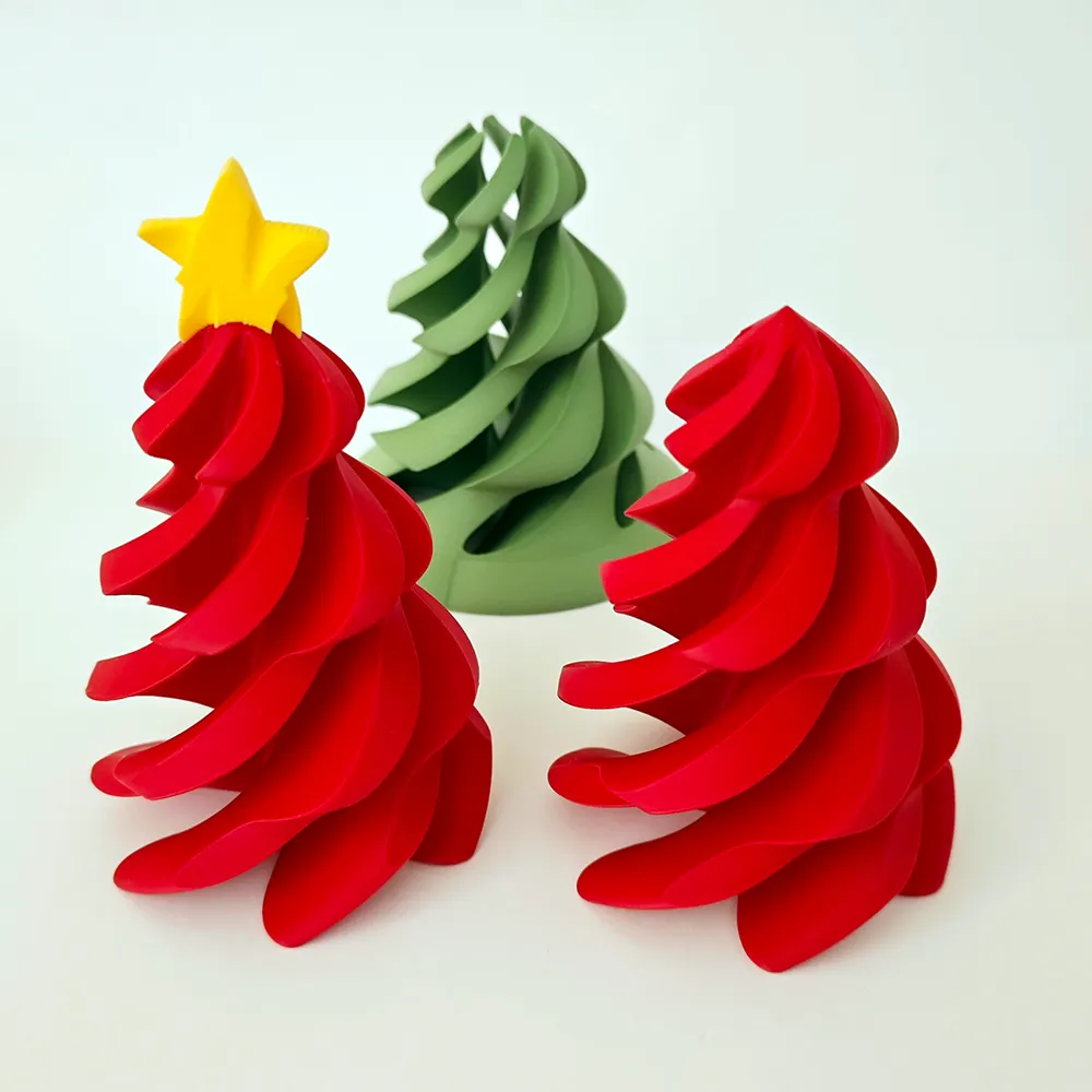 Spiral Christmas Tree โ 3D Printed Festive Decoration ๐โญ - Image 5