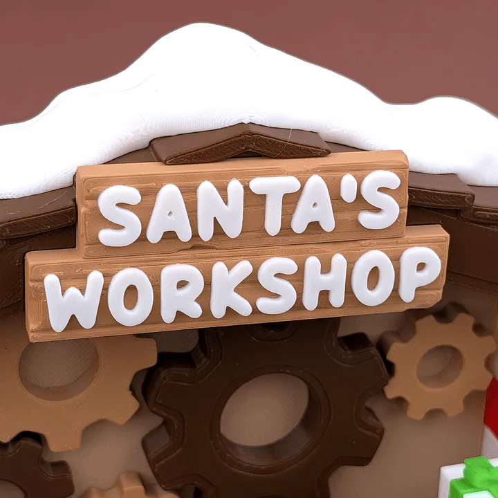 🎁 Santa’s Workshop Elf Display – Festive 3D Printed Scene - Image 2