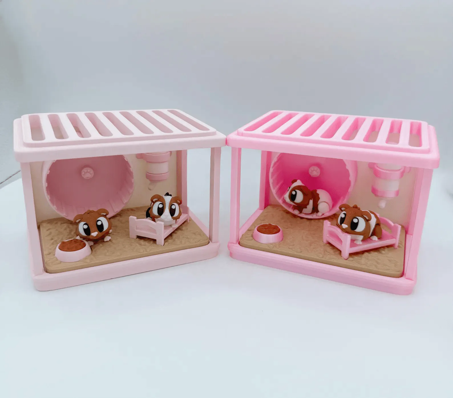 Guinea pig Cage Diorama ๐น โ Cute 3D Printed Mini Pet set - Image 4