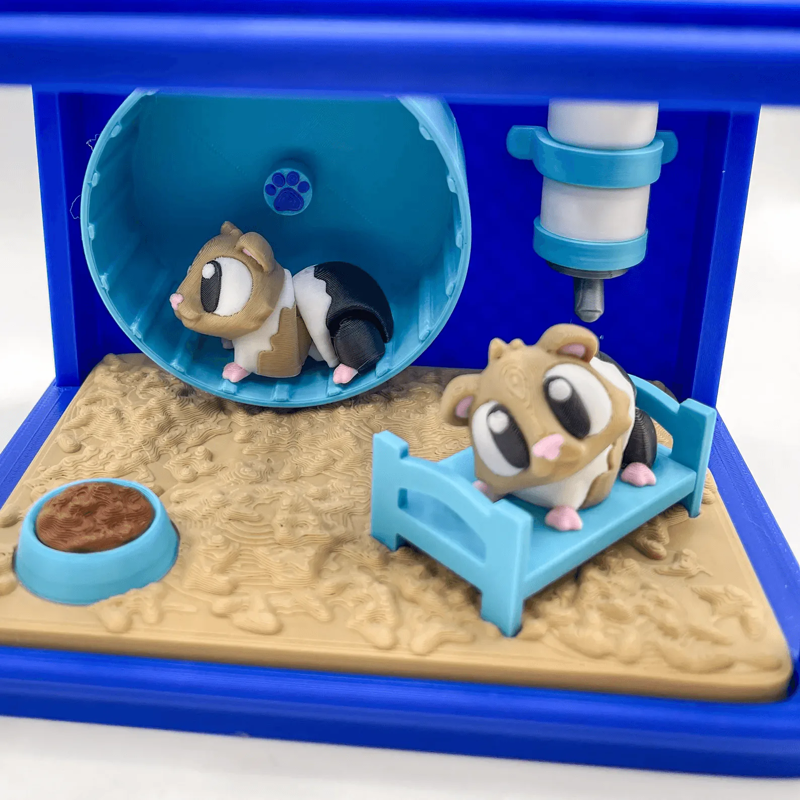 Guinea pig Cage Diorama ๐น โ Cute 3D Printed Mini Pet set - Image 5